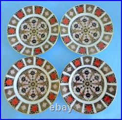 Royal Crown Derby OLD IMARI DINNER PLATES 1128 Set of 4 XLI 10 5/8 EXCELLENT