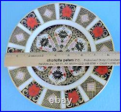 Royal Crown Derby OLD IMARI DINNER PLATES 1128 Set of 4 XLI 10 5/8 EXCELLENT