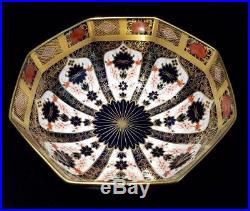 Royal Crown Derby OLD IMARI Pattern 1128 XXXIX Octagonal Bone China Serving Bowl