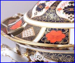 Royal Crown Derby OLD IMARI Soup Tureen Lid and Underplate Bone China Excellent