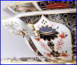 Royal Crown Derby OLD IMARI Soup Tureen Lid and Underplate Bone China Excellent