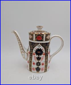 Royal Crown Derby OLD Imari Coffee Pot #1128 Tea