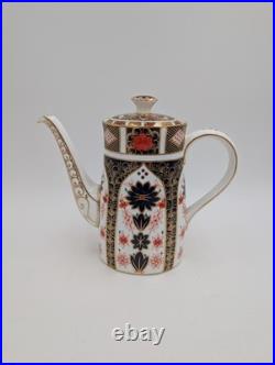Royal Crown Derby OLD Imari Coffee Pot #1128 Tea