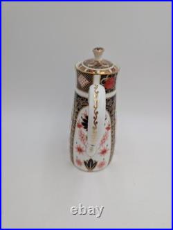 Royal Crown Derby OLD Imari Coffee Pot #1128 Tea