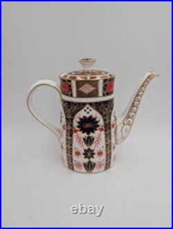 Royal Crown Derby OLD Imari Coffee Pot #1128 Tea