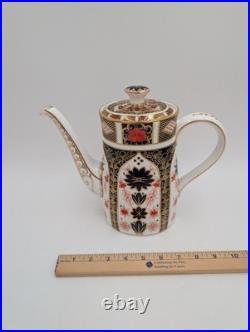 Royal Crown Derby OLD Imari Coffee Pot #1128 Tea