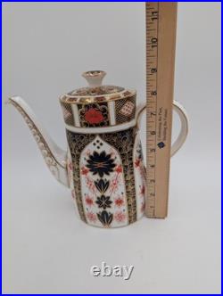 Royal Crown Derby OLD Imari Coffee Pot #1128 Tea