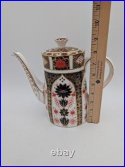 Royal Crown Derby OLD Imari Coffee Pot #1128 Tea