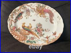 Royal Crown Derby OLDE AVESBURY Large Scalloped Oval Serving Plate. 15