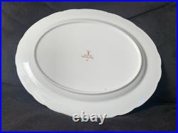 Royal Crown Derby OLDE AVESBURY Large Scalloped Oval Serving Plate. 15