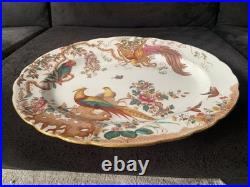 Royal Crown Derby OLDE AVESBURY Large Scalloped Oval Serving Plate. 15