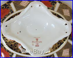 Royal Crown Derby OVAL COMPOTE Old Imari 1128 Dish on Pedestal 1st Quality