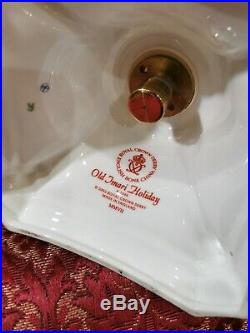 Royal Crown Derby Old Amari Holiday Candlestick