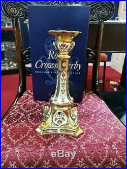 Royal Crown Derby Old Amari Holiday Candlestick