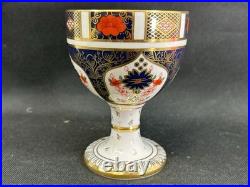 Royal Crown Derby Old Imari 1128(1)4 3/4 China Goblet ChalicePerfectEngland