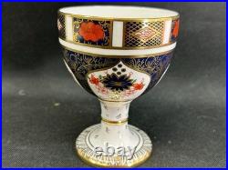 Royal Crown Derby Old Imari 1128(1)4 3/4 China Goblet ChalicePerfectEngland