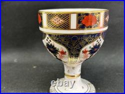 Royal Crown Derby Old Imari 1128(1)4 3/4 China Goblet ChalicePerfectEngland