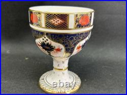 Royal Crown Derby Old Imari 1128(1)4 3/4 China Goblet ChalicePerfectEngland