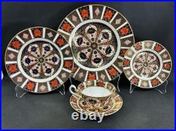 Royal Crown Derby Old Imari 1128(1)5 Piece Place SettingCup has 2 Tiny Chips