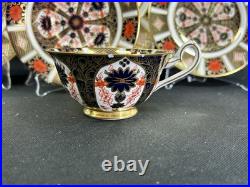 Royal Crown Derby Old Imari 1128(1)5 Piece Place SettingCup has 2 Tiny Chips
