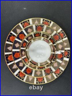 Royal Crown Derby Old Imari 1128(1)5 Piece Place SettingCup has 2 Tiny Chips