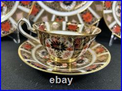 Royal Crown Derby Old Imari 1128(1)5 Piece Place SettingCup has 2 Tiny Chips