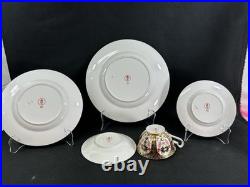 Royal Crown Derby Old Imari 1128(1)5 Piece Place SettingCup has 2 Tiny Chips