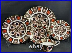 Royal Crown Derby Old Imari 1128(1)5 Piece Place SettingCup has 2 Tiny Chips