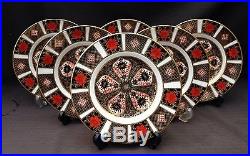 Royal Crown Derby'Old Imari 1128' 16cm Tea Plate x 6 2nd Quality