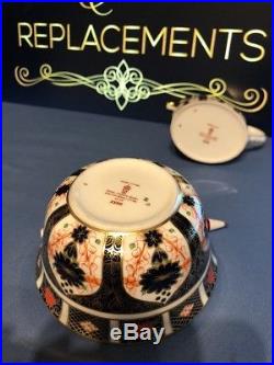 Royal Crown Derby Old Imari 1128 1st Quality Sugar Bowl And Milk Jug 1971