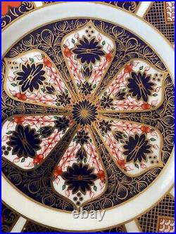 Royal Crown Derby Old Imari 1128 21cm 8.5in Plate XLIX 1990 V t