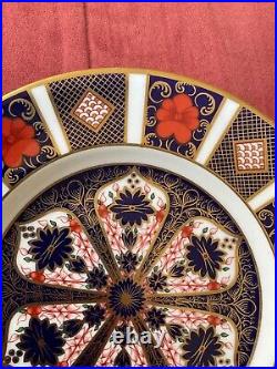 Royal Crown Derby Old Imari 1128 21cm 8.5in Plate XLIX 1990 V t