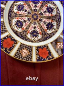 Royal Crown Derby Old Imari 1128 21cm 8.5in Plate XLIX 1990 V t