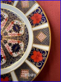 Royal Crown Derby Old Imari 1128 21cm 8.5in Plate XLIX 1990 V t