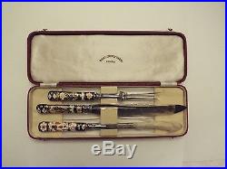 Royal Crown Derby, Old Imari 1128, 3 piece carving set