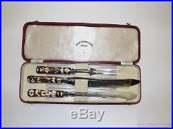 Royal Crown Derby, Old Imari 1128, 3 piece carving set