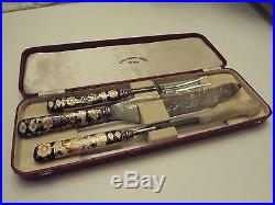 Royal Crown Derby, Old Imari 1128, 3 piece carving set