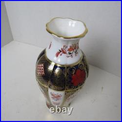 Royal Crown Derby Old Imari 1128 8-Panel Baluster Vase