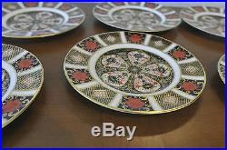 Royal Crown Derby Old Imari 1128 Bread Butter Plate (Saucer), SET OF 6