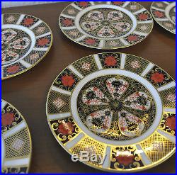 Royal Crown Derby Old Imari 1128 Bread Butter Plate (Saucer), SET OF 6