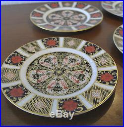 Royal Crown Derby Old Imari 1128 Bread Butter Plate (Saucer), SET OF 6