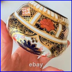 Royal Crown Derby Old Imari 1128 Cigarette Lighter Bases set of 3