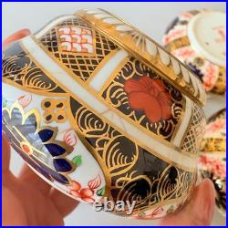 Royal Crown Derby Old Imari 1128 Cigarette Lighter Bases set of 3 Royal Crown Derby Old Imari 1128 Cigarette Lighter Bases set of 3