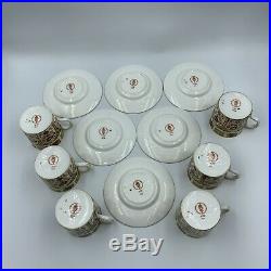 Royal Crown Derby Old Imari (1128)Coffee Can/Cup & Saucer Set Of 6 1st Quality