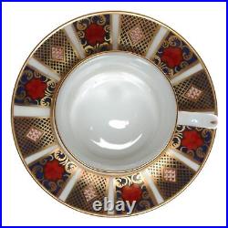 Royal Crown Derby Old Imari 1128 Coffee Cup Saucer Duo LXII 1999 c