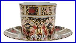 Royal Crown Derby Old Imari 1128 Coffee Cup Saucer Duo LXII 1999 f