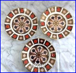Royal Crown Derby Old Imari 1128 Cups & Saucers, Candle Holders plates