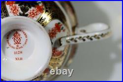 Royal Crown Derby Old Imari 1128 Elizabeth Tea Cup & Saucer Aa