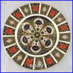Royal Crown Derby Old Imari 1128 First Quality Dinner Plate 10-5/8 Mint