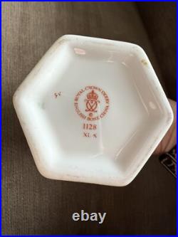 Royal Crown Derby Old Imari 1128 Full Gold Gilt Small 4.5 China Vase Xl X